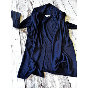 Velvet by Graham & Spencer Navy Blue Women's‎ Cardigan Sweater size small